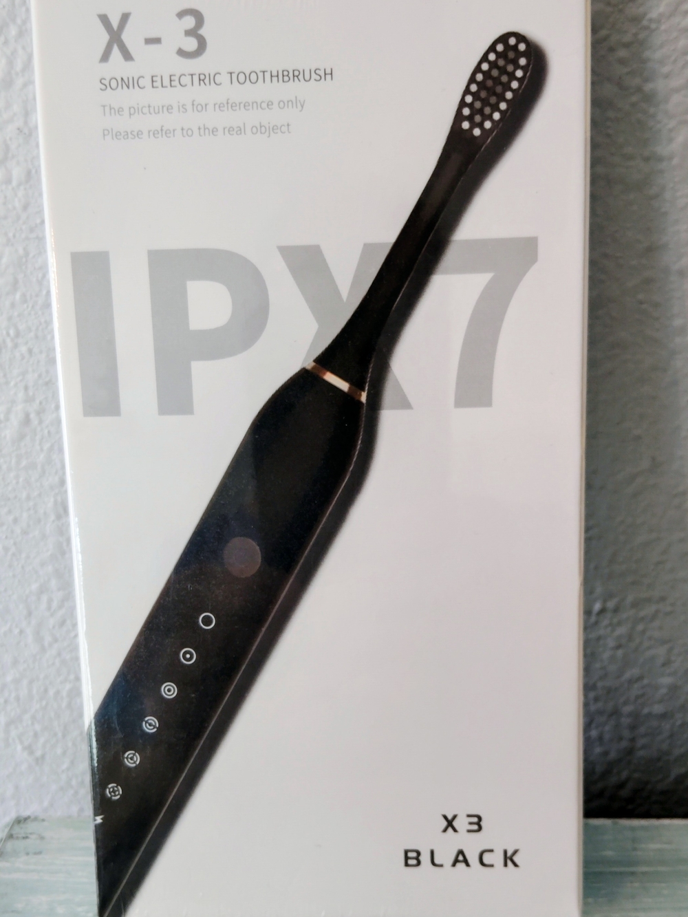 X-3 Sonic Electric Toothbrush — Black